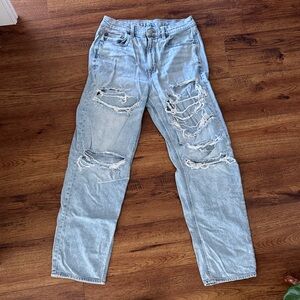 American Eagle Outfitters Light Blue Baggy Jeans